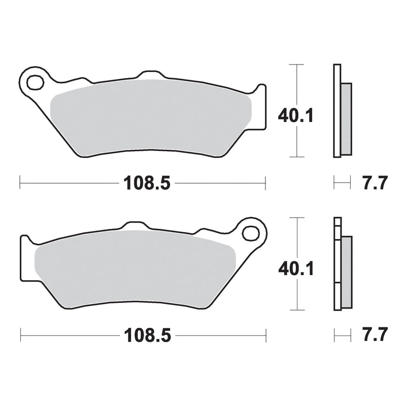 SR Supersport Sinter Rear Disc Pads -