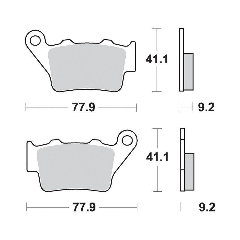Sinter Disc Pad Rear -