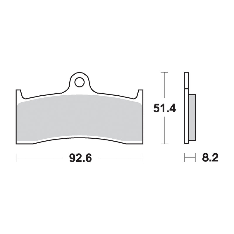 Sinter Disc Pad Front -