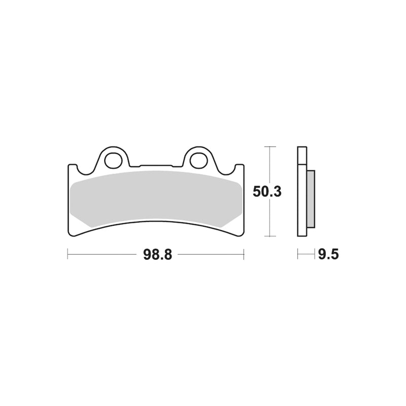 Sinter Disc Pad Front -