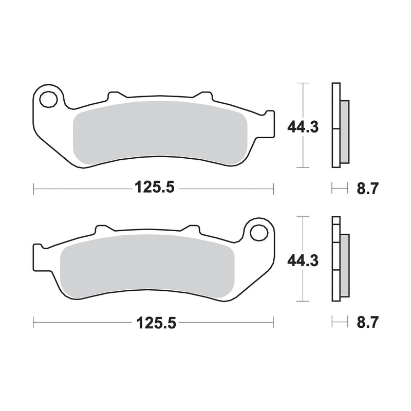 Sinter Disc Pad Front -