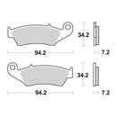 SF Supersport Sinter Front Disc Pads -