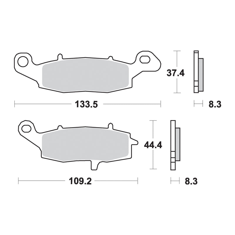 Sinter Disc Pad Front -