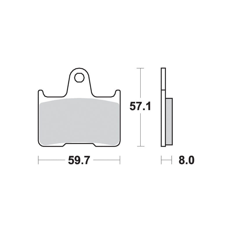 SR Supersport Sinter Rear Disc Pads -