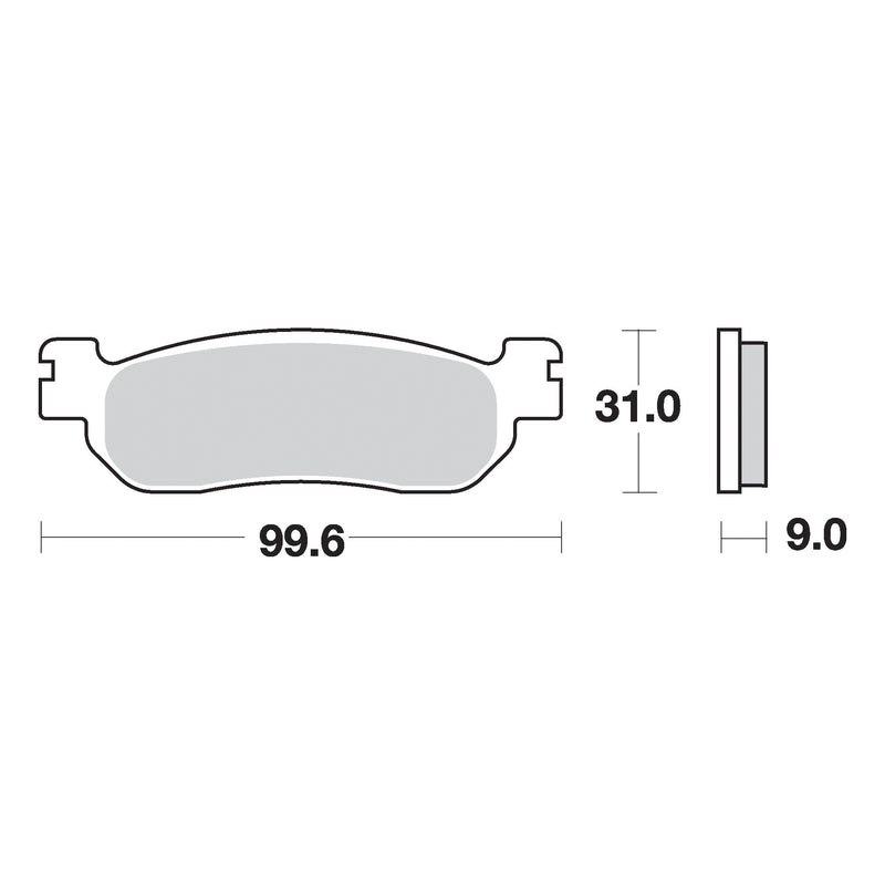 SR Supersport Sinter Rear Disc Pads -