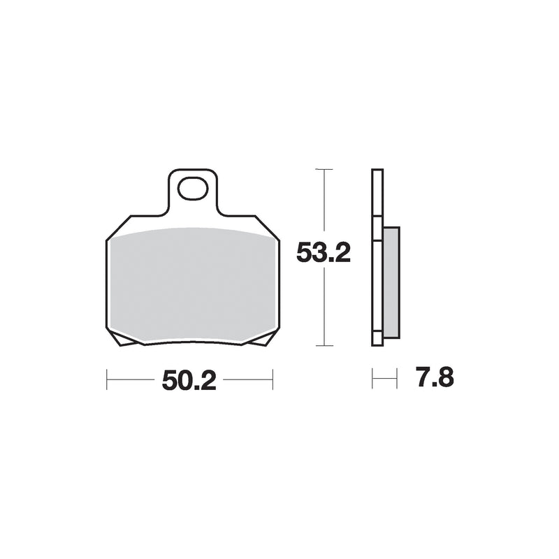 SR Supersport Sinter Rear Disc Pads -
