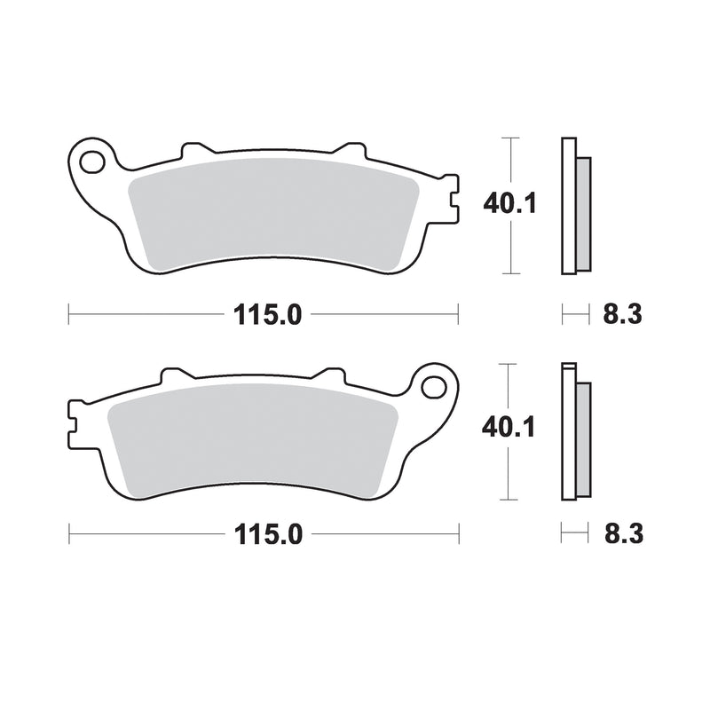 SR Supersport Sinter Rear Disc Pads -