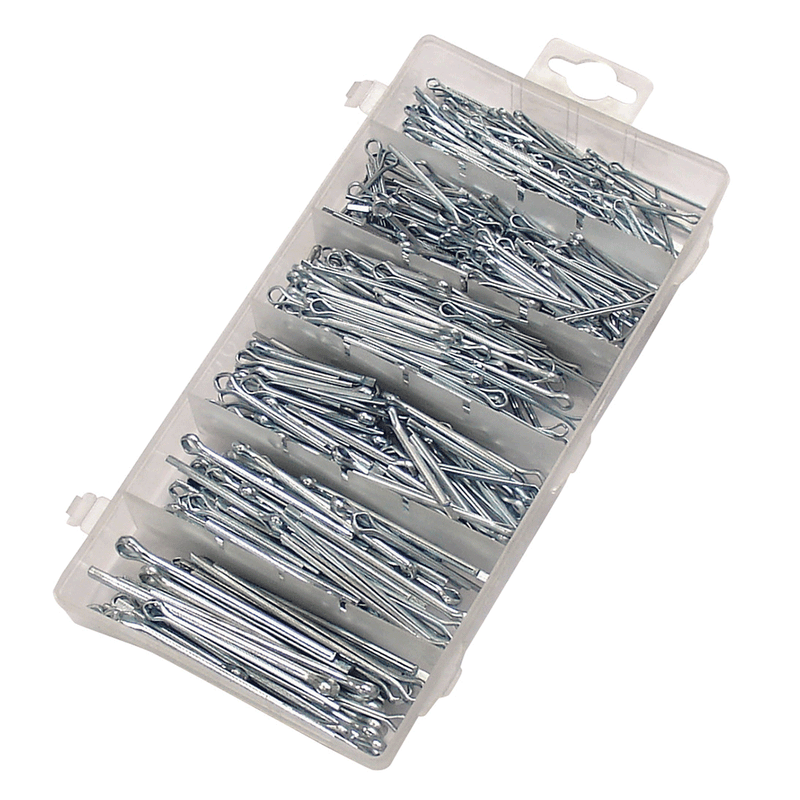 Cotter Pin Assortment Kit - 500 Pieces