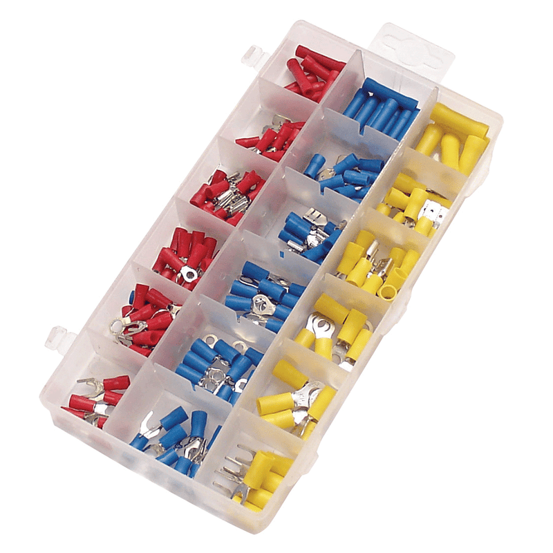 Spade Terminal Assortment Kit - 180 Pieces