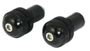 Round Bar End Weights Black
