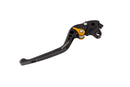 Adjustable CNC Clutch Lever Long Black / Gold Adjuster -