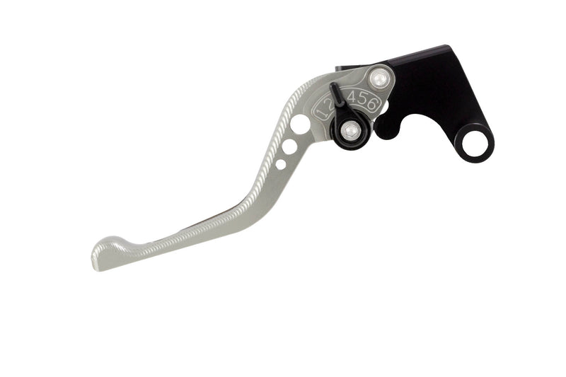 Adjustable CNC Clutch Lever Short Titanium / Black Adjuster -