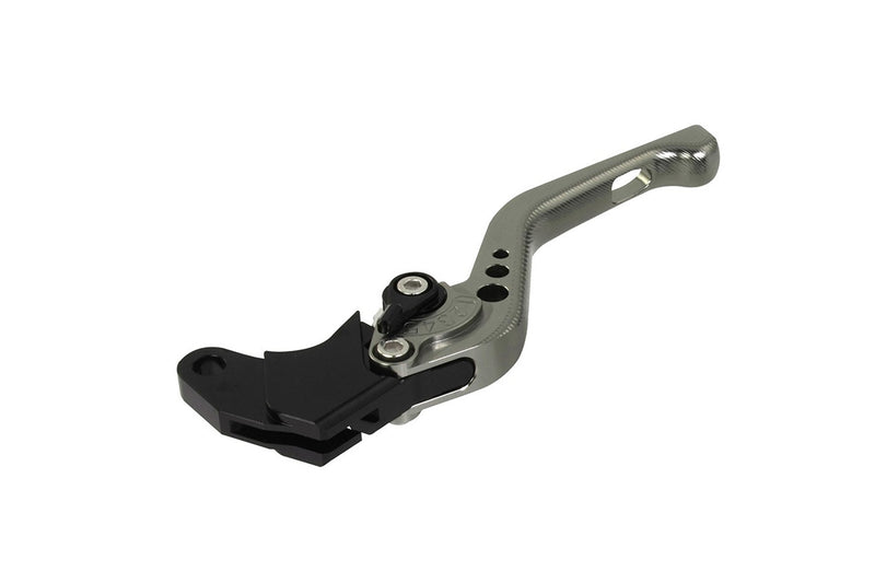 Adjustable CNC Clutch Lever Short Titanium / Black Adjuster -
