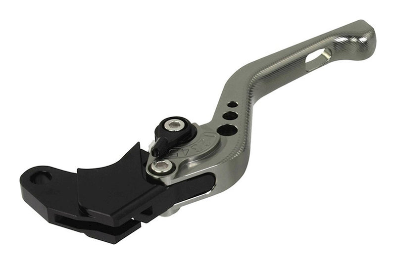 Adjustable CNC Clutch Lever Short Titanium / Black Adjuster -