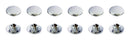 Allen Bolt Caps Chrome Effect - M8 - Pack Of 12