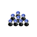 Fairing Bolts Blue Screws Nuts And Rubbers