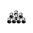 Fairing Bolts Chrome Screws Nuts And Rubbers