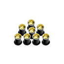 Fairing Bolts Gold Screws Nuts And Rubbers