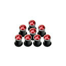 Fairing Bolts Red Screws Nuts And Rubbers