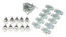 Silver Quick Release Fairing Fasteners Rivet Type 14 MM - Pack Of 10