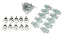 Silver Quick Release Fairing Fasteners Rivet Type 17 MM - Pack Of 10