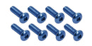 Screen Bolts 8 Pieces Blue