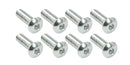 Screen Bolts 8 Pieces Chrome