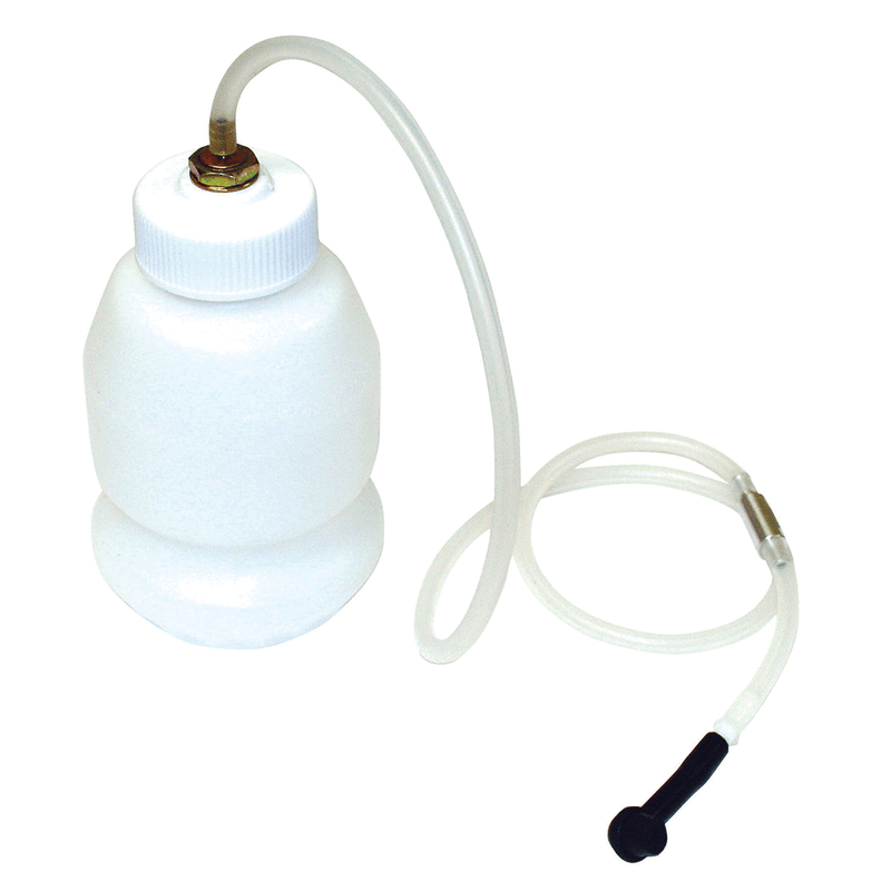 Brake Bleeding Kit With Nipple Adaptor And Fluid Receiver