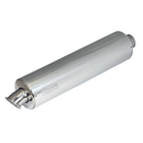 Alloy Round Slip-On E-Marked Can With Removable Baffle