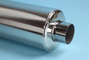 Alloy Round Slip-On E-Marked Can With Removable Baffle