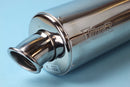 Alloy Round Slip-On E-Marked Can With Removable Baffle