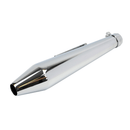 Universal Silencer 19 Inch Cone- Fixed Baffle- 38<>45mm Id- Bracket R-555
