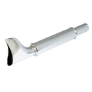 Universal Silencer 20 Inch Tailfin Fixed Baffle 45mm Id (R-557)
