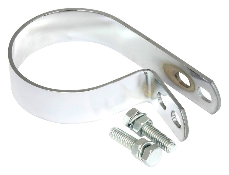 Universal Exhaust Mounting Bracket 2 7/8 Inch Pipe Fitment Offset Angled Hanger