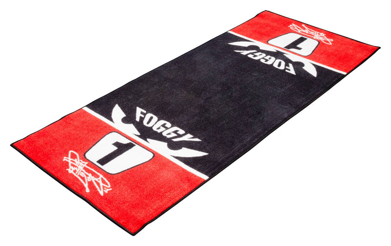 Carl "Foggy" Fogarty Number 1 Garage Mat Red