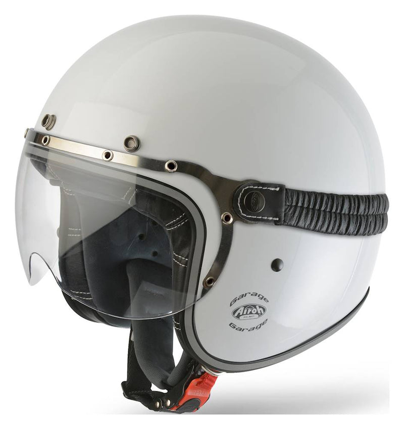 Garage Jet Helmet Gloss White