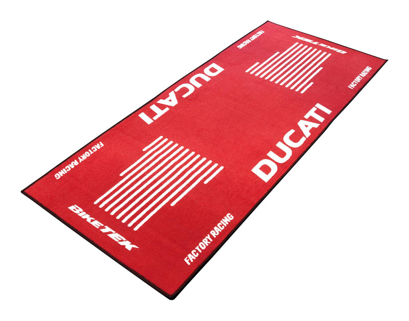 Series 3 Ducati Logo Garage Mat Red