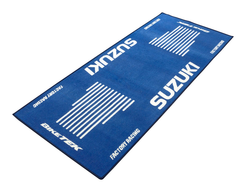 Series 3 Suzuki Logo Garage Mat Blue