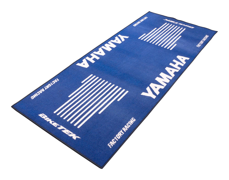 Series 3 Yamaha Logo Garage Mat Blue