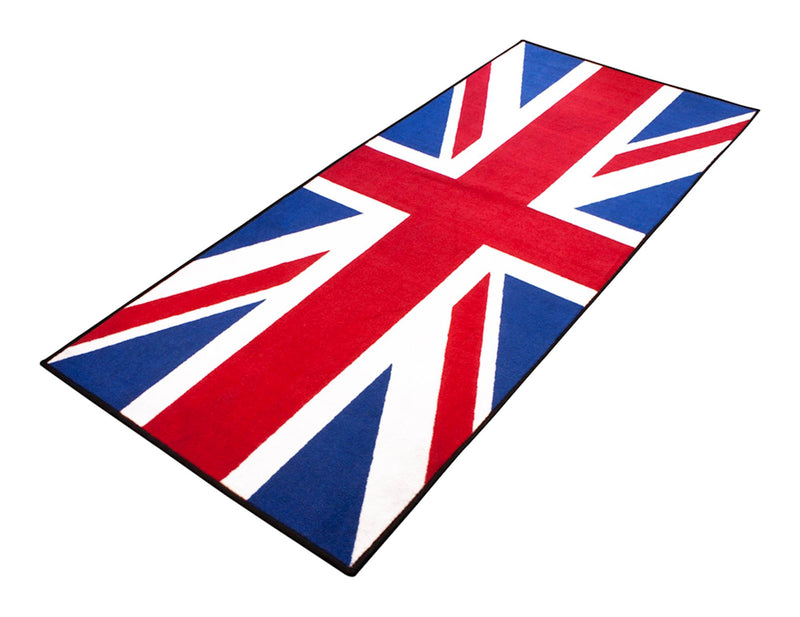 Series 3 Union Jack Garage Mat Red