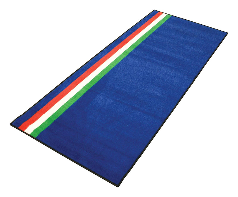 Series 3 Italian Flag Garage Mat Blue