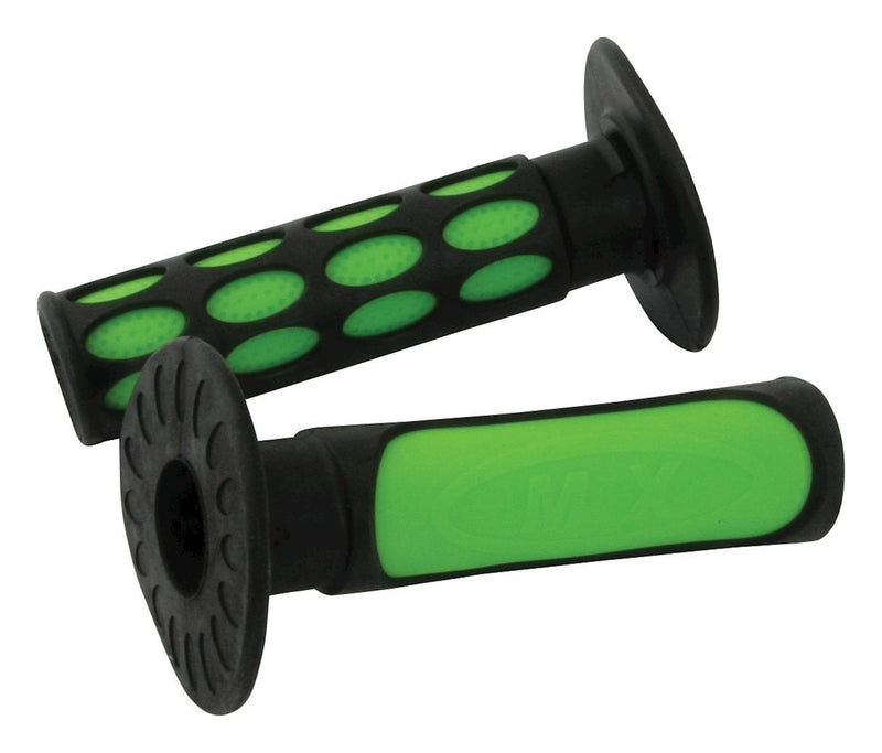 2-Tone MX Grips Green / Black