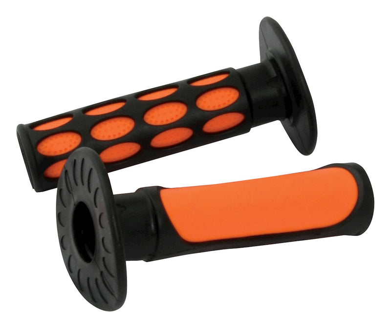 2-Tone MX Grips Orange / Black