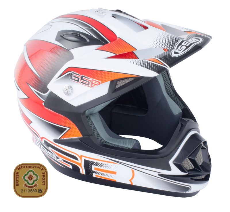 XP-14B MX Off Road Helmet Gloss Graphic Orange