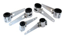 Headlight Bracket With WrapaRound Rubber Chrome