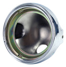 Universal Headlight 7 Inch Chrome Casing