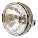 Universal Headlight 7 Inch Round Chrome