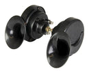 Twin Pack Snail Horn Black - 12V