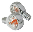 Bullseye Indicators With Chrome Body And Clear Lens