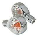 Bullseye Indicators With Chrome Body And Clear Lens